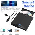 7-in-1 Portable Blu-ray and DVD Burner