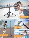 71" Extendable Phone Tripod and Selfie Stick