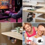 USB Headphone Stand with Charging Dock & Hanger