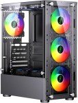 Gaming PC Bundle with RGB Case and Monitor