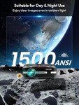 4K Smart Projector with WiFi and Bluetooth
