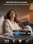 4K Smart Projector with WiFi and Bluetooth