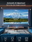 4K Smart Projector with WiFi and Bluetooth