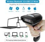 NETUM NT-1228BC Bluetooth Barcode Scanner - 1D Wireless