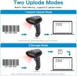 NETUM NT-1228BC Bluetooth Barcode Scanner - 1D Wireless