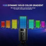 FDUCE RGB USB Gaming Microphone with Tripod