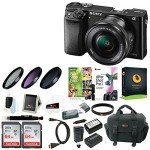 Sony Alpha a6000 Mirrorless Camera Bundle with Lens