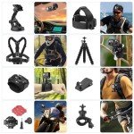Action Camera Accessories Kit for GoPro & More