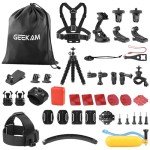 Action Camera Accessories Kit for GoPro & More