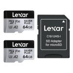 Lexar 64GB Micro SD Card 2-Pack - High Speed