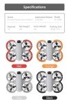 DJI Neo Drone Propeller Guard Set - Red