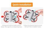 DJI Neo Drone Propeller Guard Set - Red