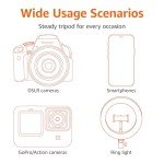 Amazon Basics Extendable Tripod for Smartphones and Selfies