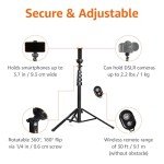 Amazon Basics Extendable Tripod for Smartphones and Selfies