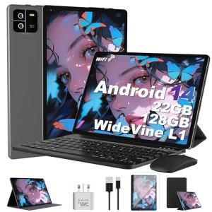 10-Inch Android Tablet with Keyboard & Mouse