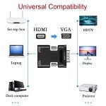 HDMI to VGA Adapter for Full HD Output