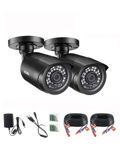 ZOSI Outdoor 1080P Security Cameras - 2 Pack