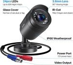 ZOSI Outdoor 1080P Security Cameras - 2 Pack