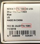 Nokia 7.1 Unlocked Smartphone - 64GB, Dual Camera