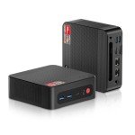 BOSGAME Ryzen Mini PC with Dual LAN Ports