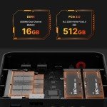 BOSGAME Ryzen Mini PC with Dual LAN Ports
