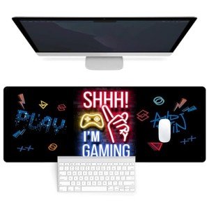 Gaming Mouse Pad with Non-Slip Rubber Base