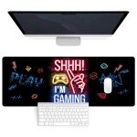 Gaming Mouse Pad with Non-Slip Rubber Base