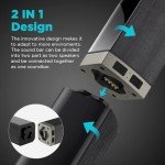 32-Inch Bluetooth Soundbar with HDMI/Optical/AUX