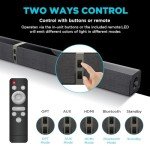 32-Inch Bluetooth Soundbar with HDMI/Optical/AUX