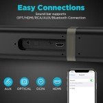 32-Inch Bluetooth Soundbar with HDMI/Optical/AUX