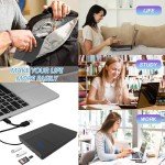 Portable 7-in-1 USB Type-C Blu-ray Drive