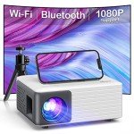 AKIYO Mini Projector Full HD 1080P with Bluetooth