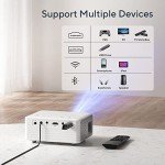 AKIYO Mini Projector Full HD 1080P with Bluetooth