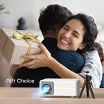 AKIYO Mini Projector Full HD 1080P with Bluetooth