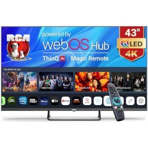 RCA 43" QLED 4K Smart TV with Voice Remote