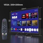 RCA 43" QLED 4K Smart TV with Voice Remote