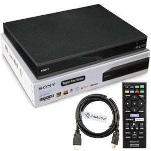 Region Free Blu-ray Player with HDMI Cable