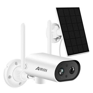 ANRAN 2K Wireless Solar Security Camera with Night Vision