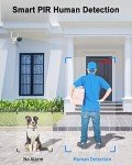 ANRAN 2K Wireless Solar Security Camera with Night Vision