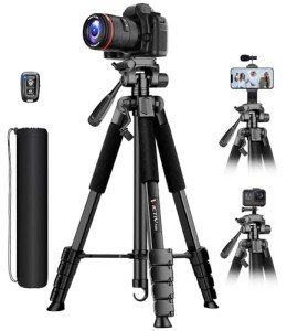 Victiv 67.7" Lightweight Camera Tripod for Smartphones
