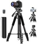 Victiv 67.7" Lightweight Camera Tripod for Smartphones