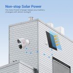 Wireless Outdoor Security Cameras with Solar Power