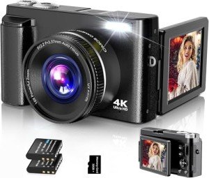 4K 48MP Compact Autofocus Digital Camera