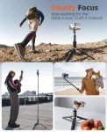 62" All-in-One Selfie Stick and Tripod Stand