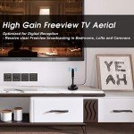 High Gain Portable Freeview TV Aerial Antenna