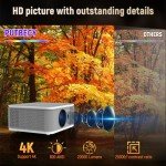 4K Smart Movie Projector with WiFi & Bluetooth