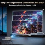 4K Smart Movie Projector with WiFi & Bluetooth