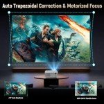 4K Smart Movie Projector with WiFi & Bluetooth