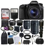 Canon EOS 80D DSLR Camera Bundle with Lenses