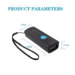 Portable Mini Bluetooth Barcode Scanner - 3-in-1